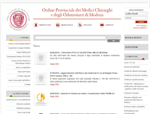 Tablet Screenshot of ordinemedicimodena.it